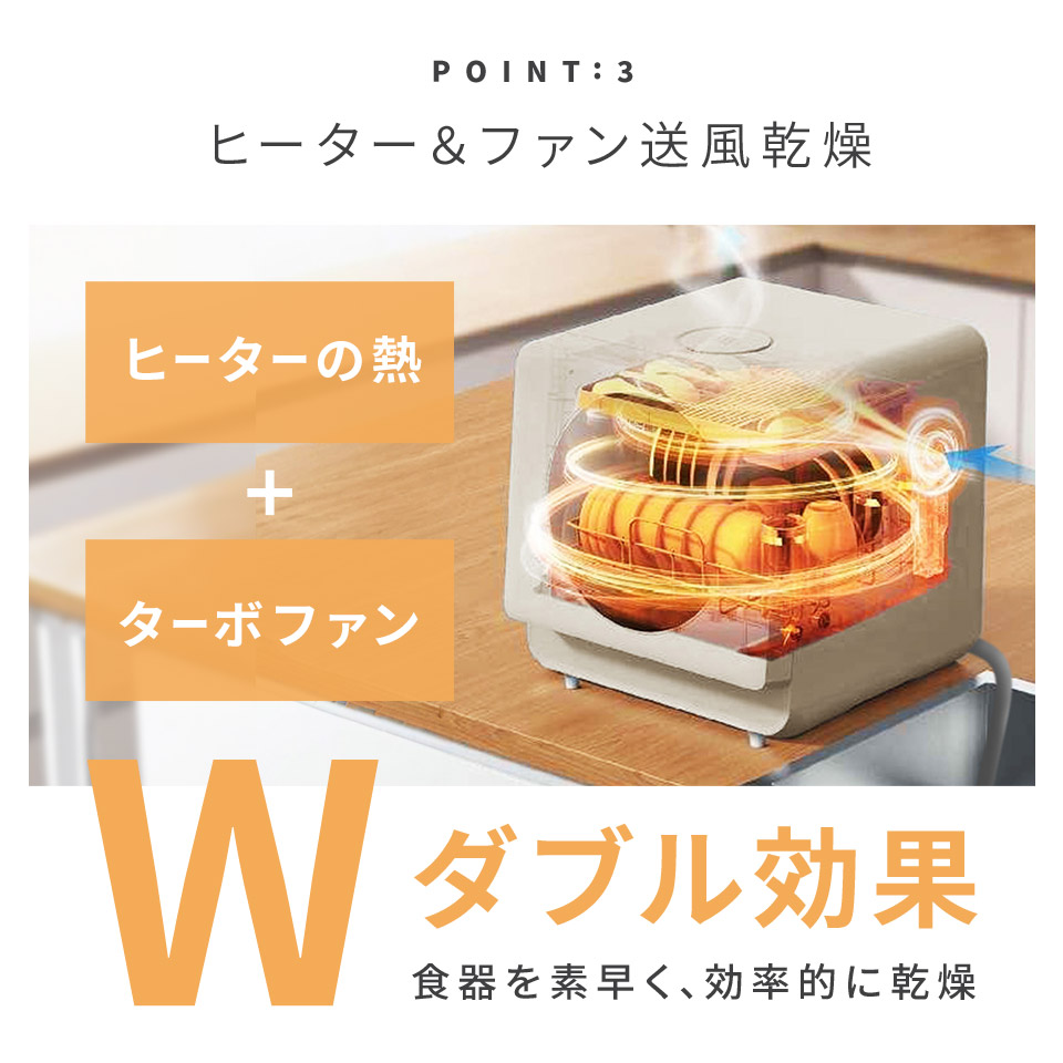 ヒーター&ファン送風乾燥